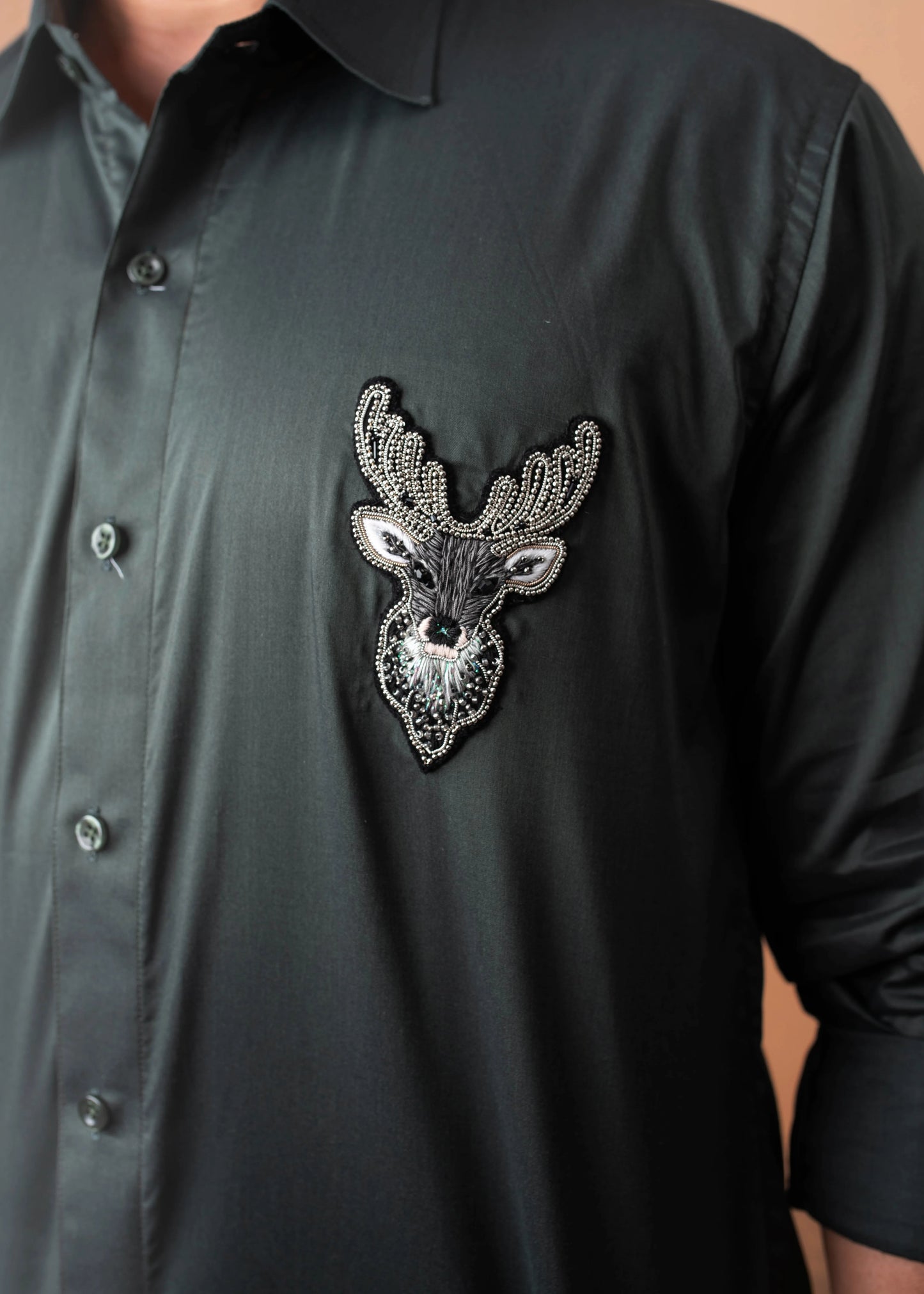 Green Motif Shirt