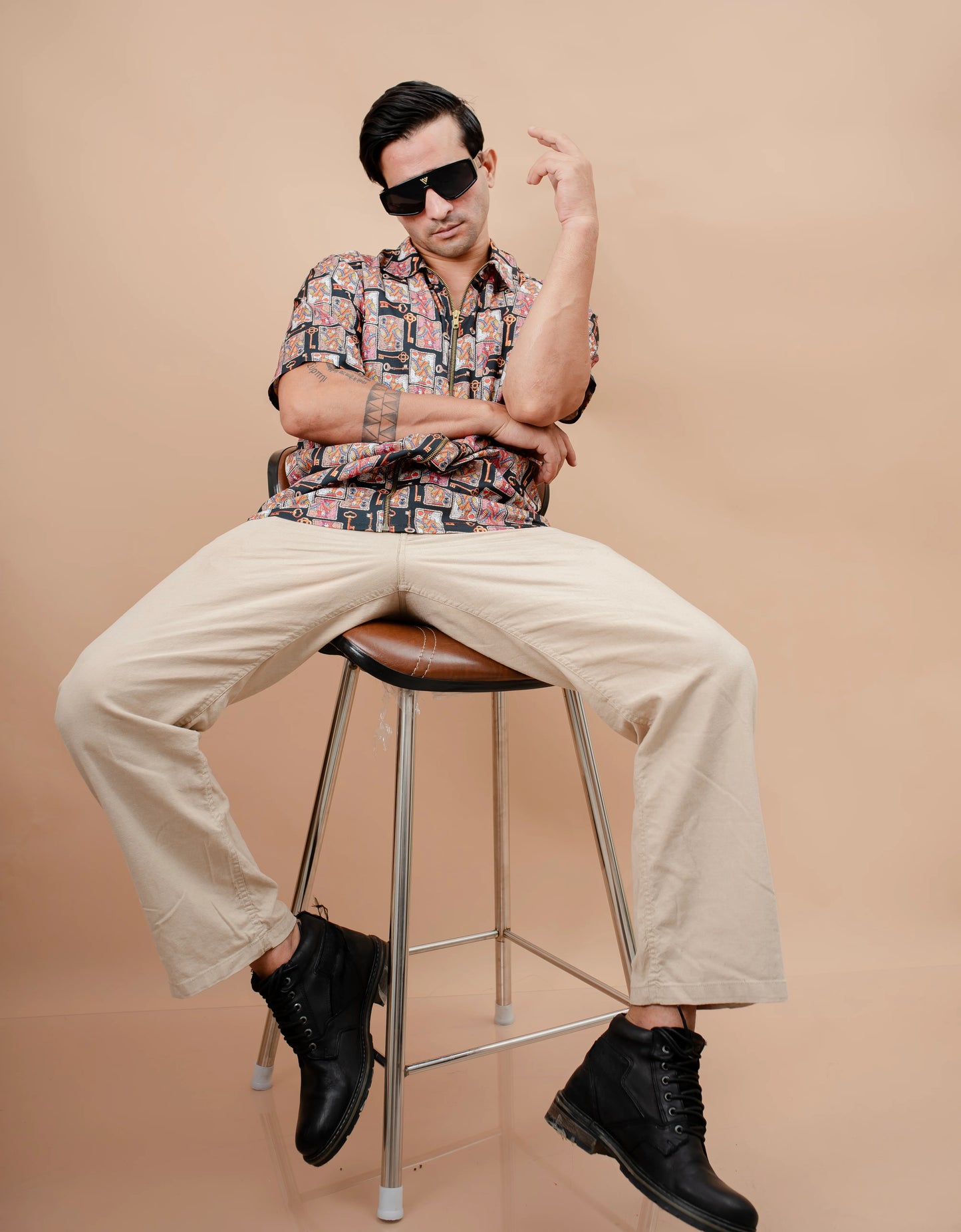 Printed Short Sleeve Shirt