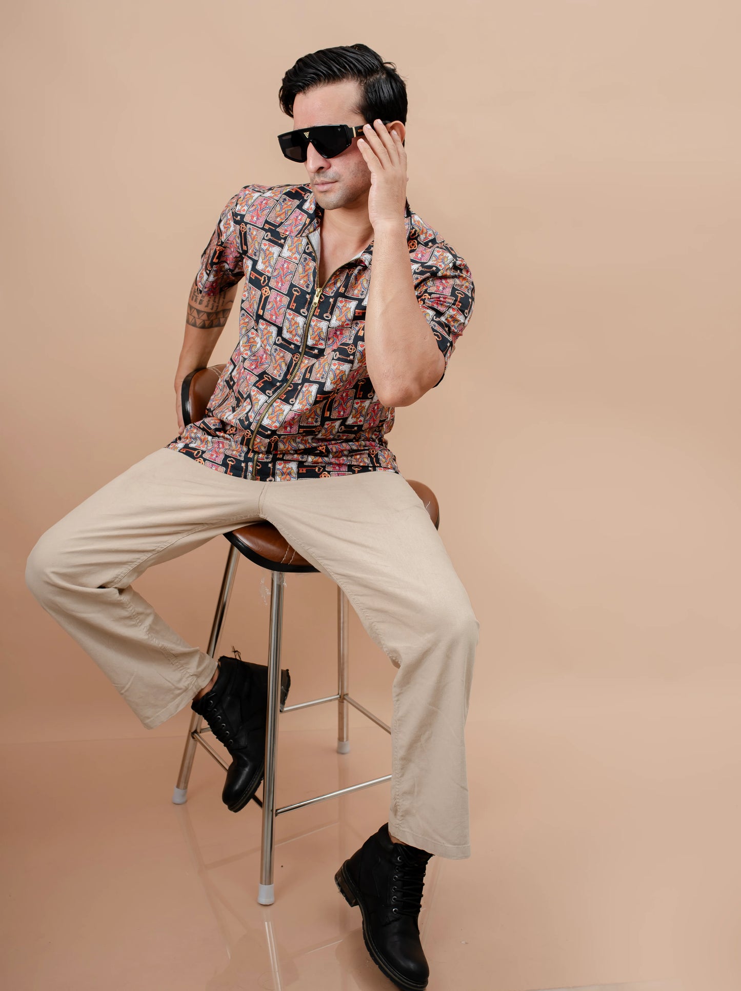 Printed Short Sleeve Shirt