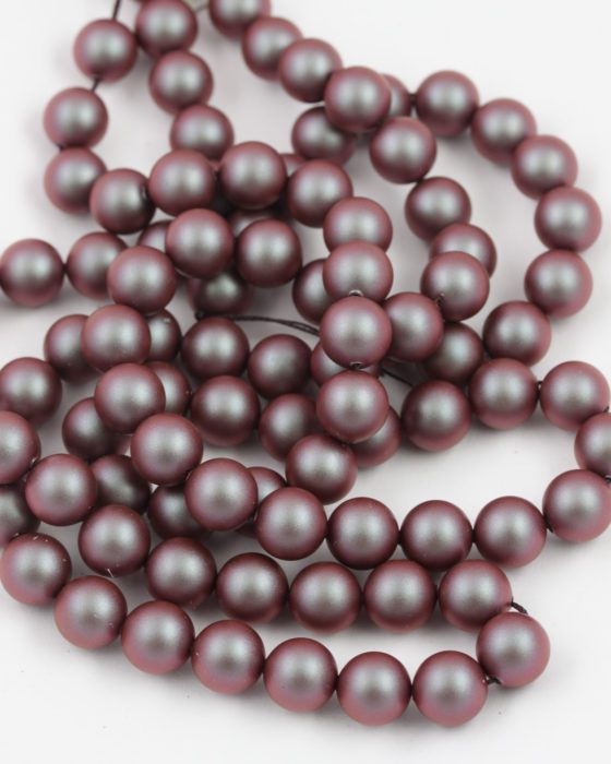 Austrian Pearl Iridescent Red (6MM)
