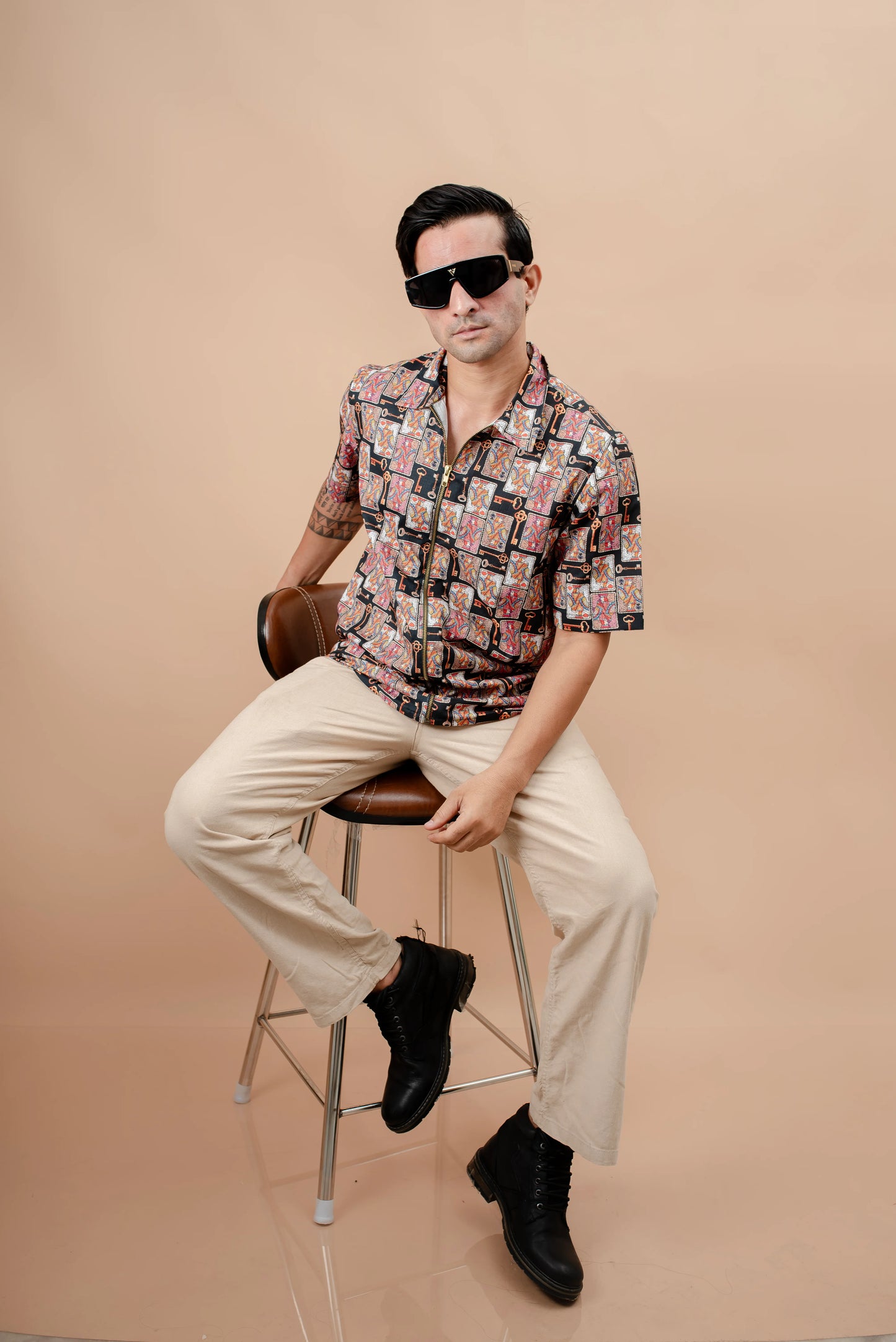 Printed Short Sleeve Shirt