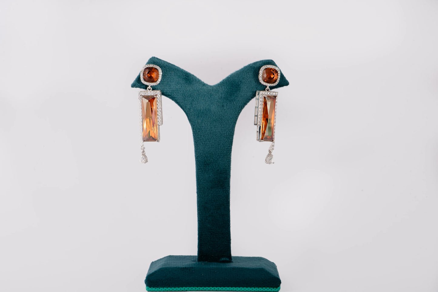 Long Crystal Earrings