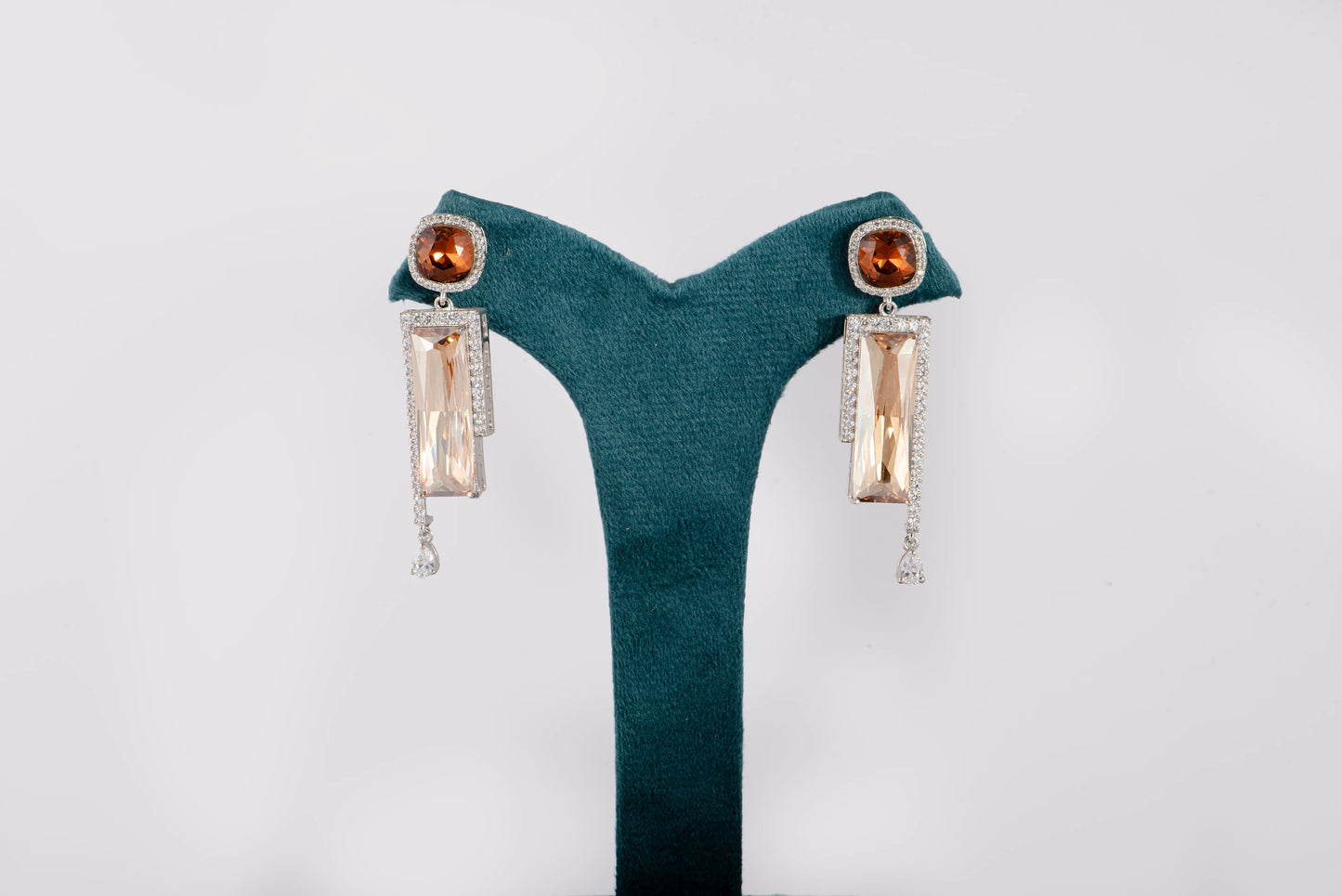 Long Crystal Earrings