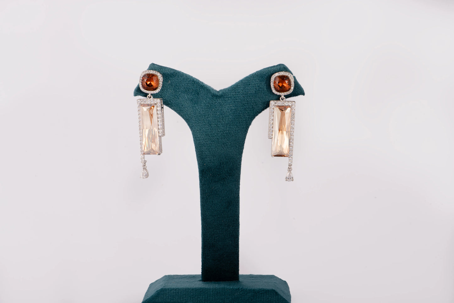Long Crystal Earrings