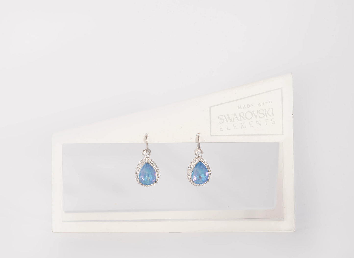 Coral Crystal Earrings