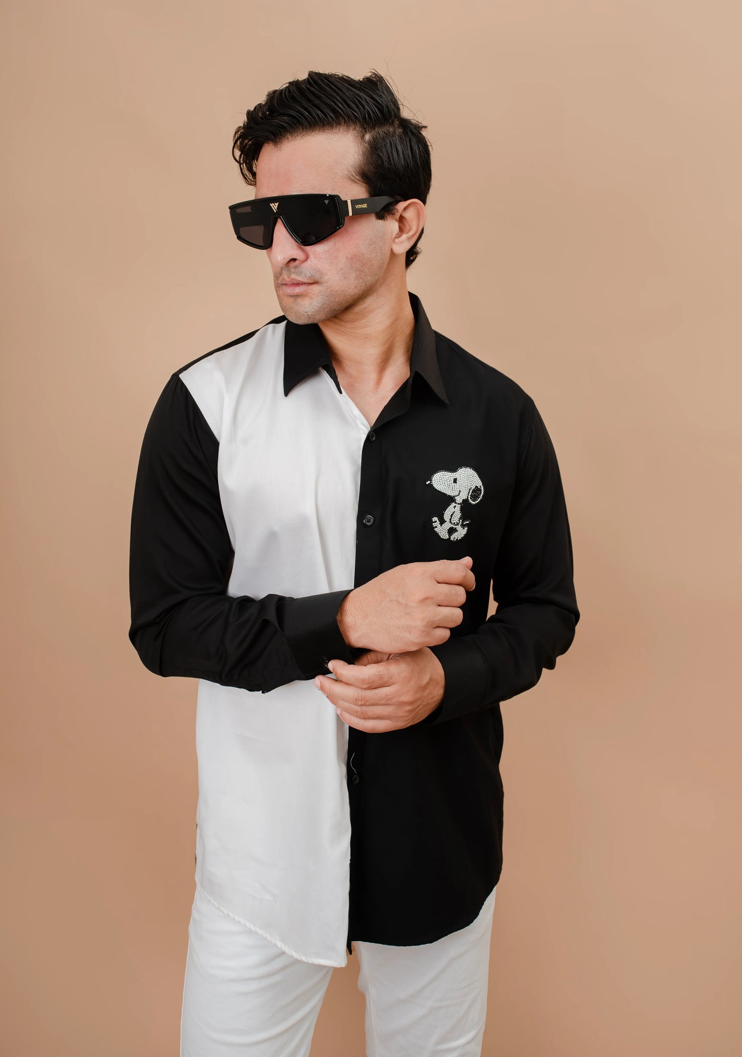 Snoopy Motif Shirt