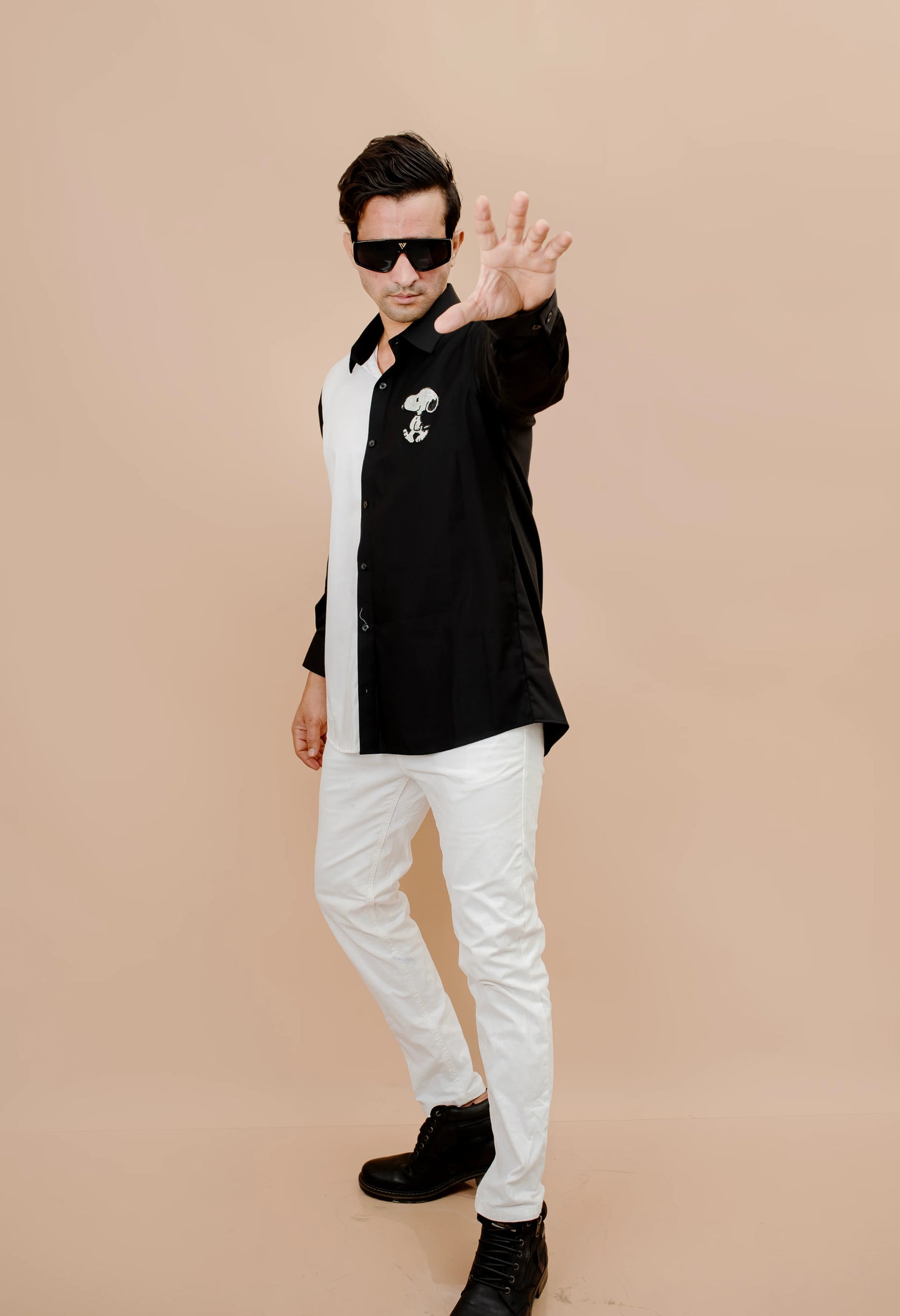 Snoopy Motif Shirt
