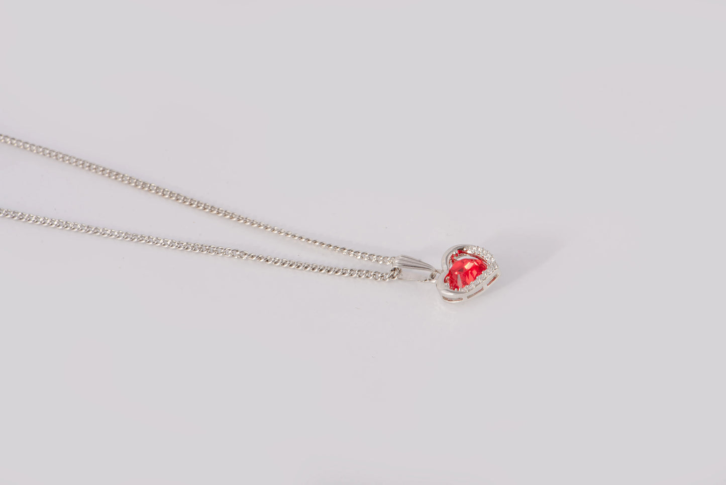 Heart-Shaped Red Pendant
