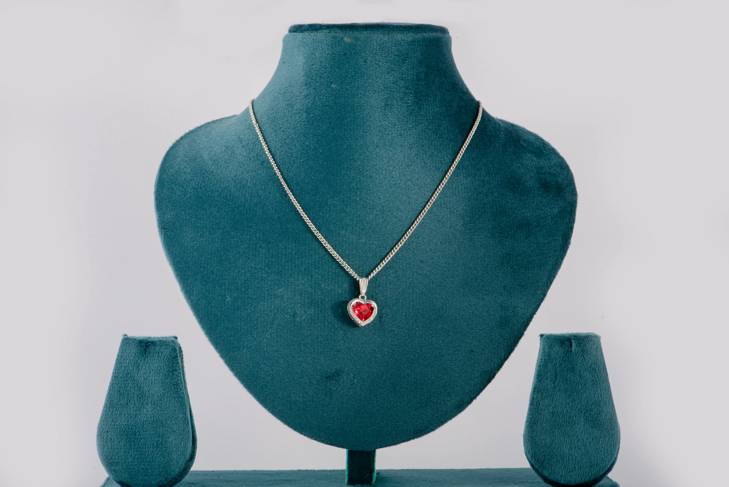 Heart-Shaped Red Pendant