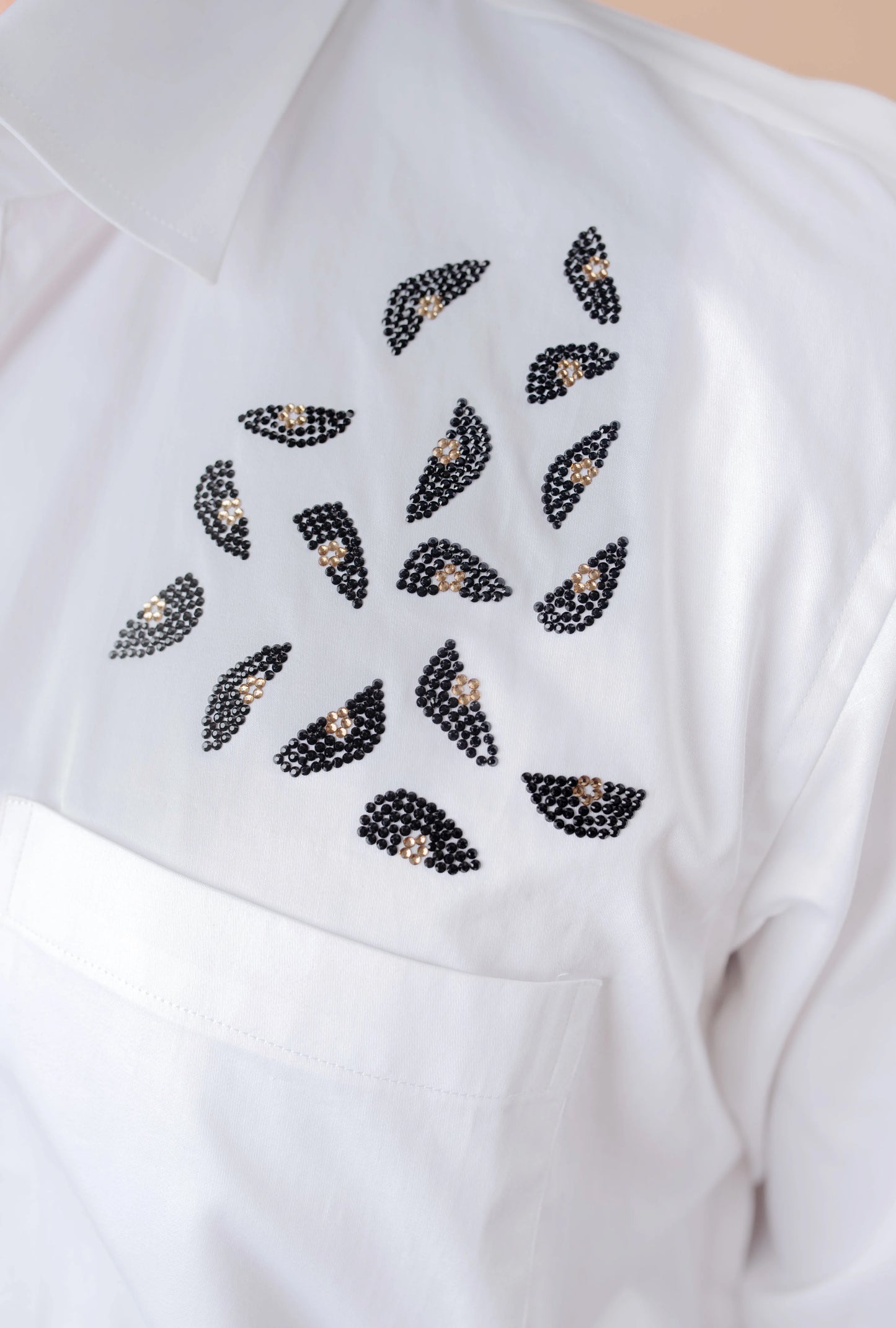 White Motif Shirt