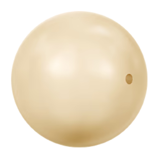 Austrian Pearl Light Gold (8MM)
