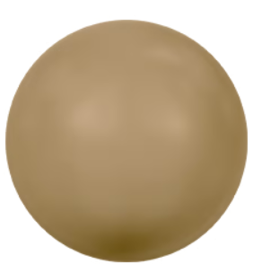 Austrian Pearl Antique Brass (6MM)