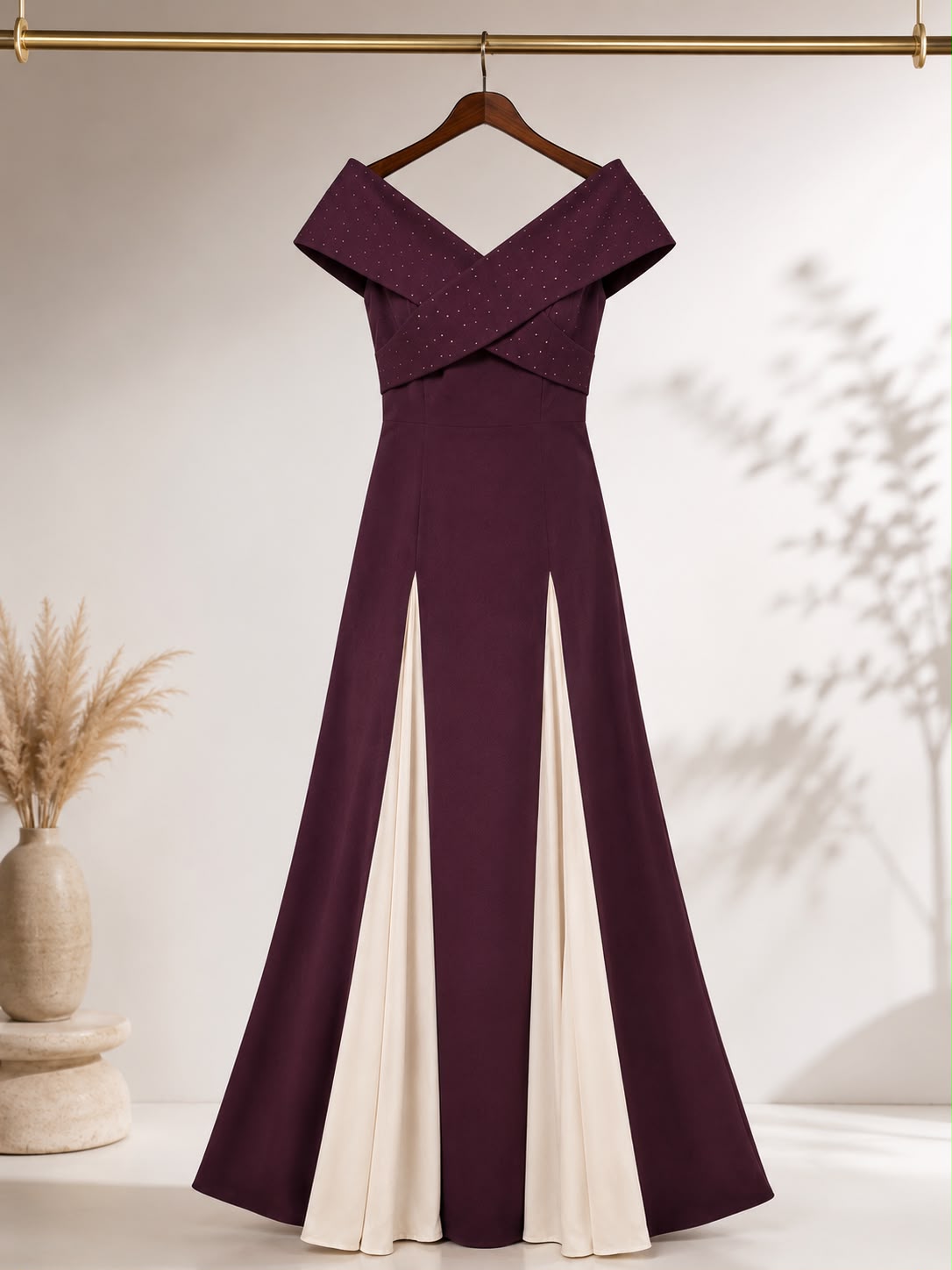 The Midnight Luxe Gown Deep Amethyst