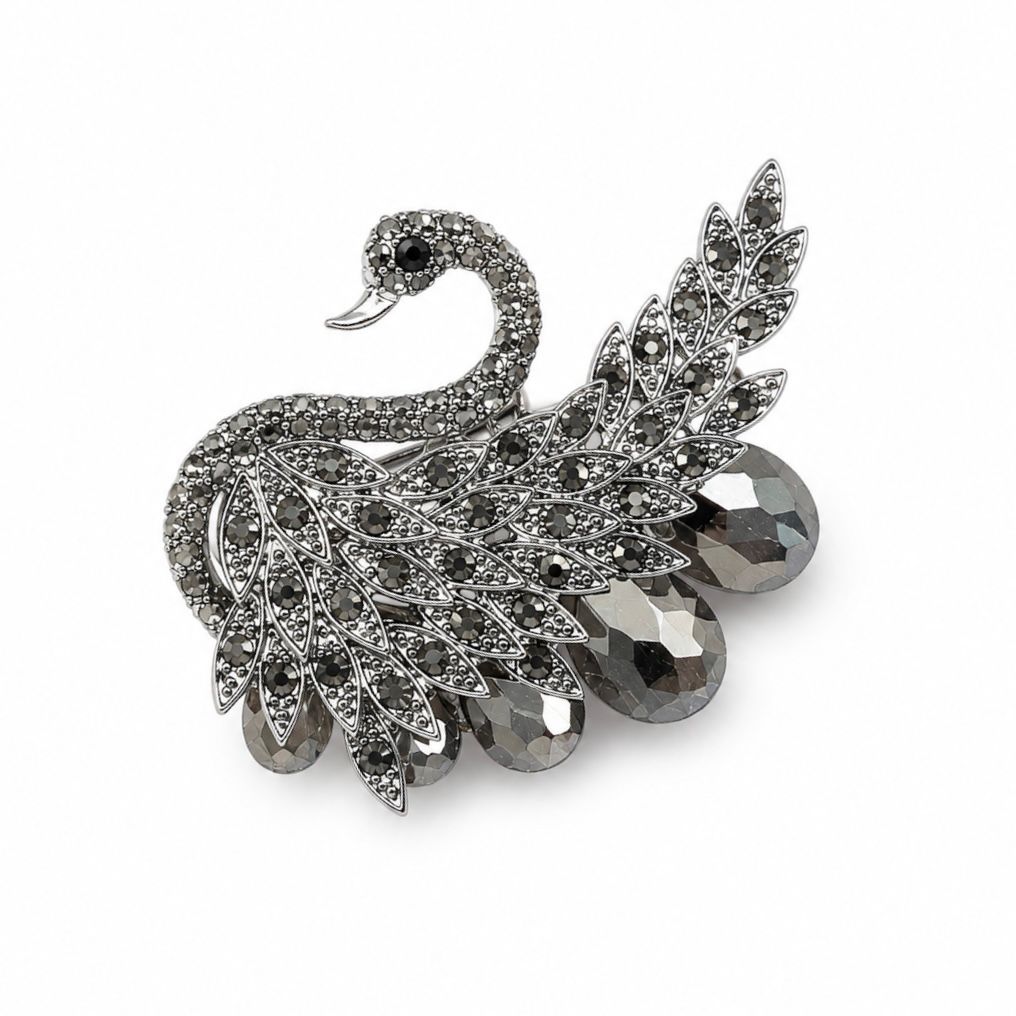 Swan Elegance Brooch