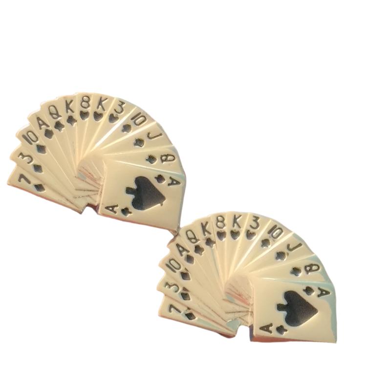 POKER CARD LAPEL PIN