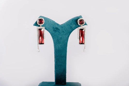 Long Crystal Earrings