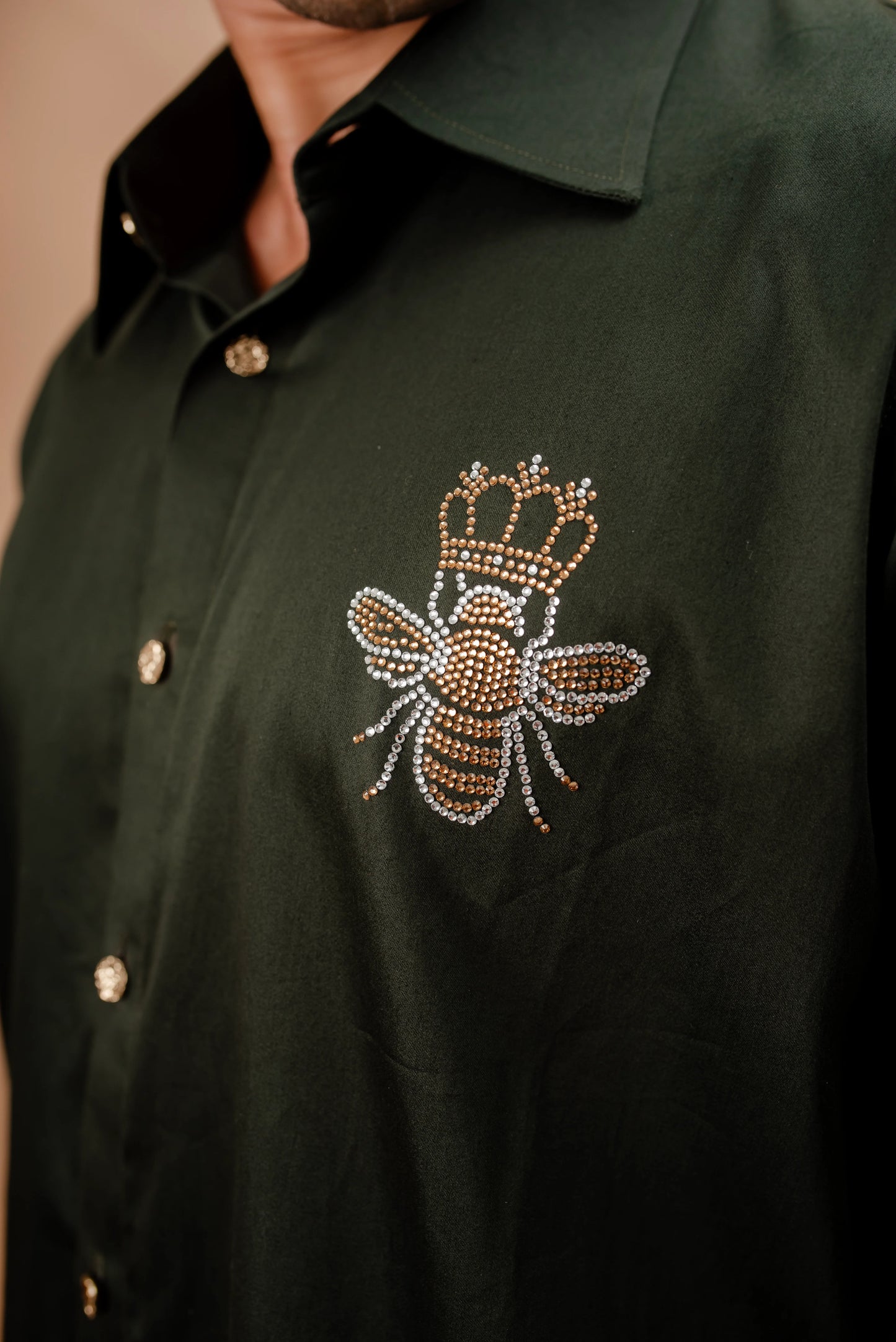 Green Motif Shirt