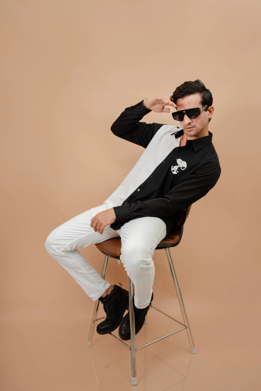 Snoopy Motif Shirt