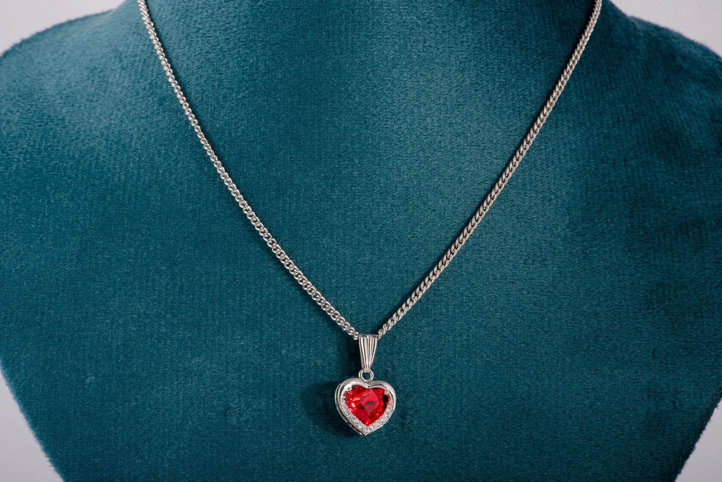 Heart-Shaped Red Pendant