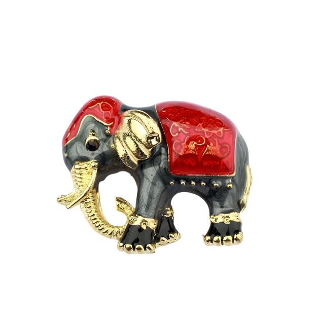JODHPURI ELEPHANT BROOCH