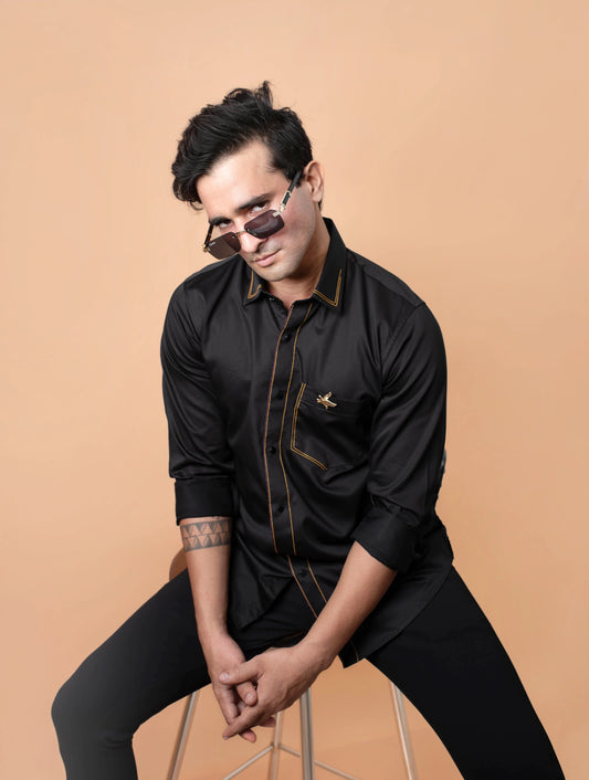 Black Designer Shirt