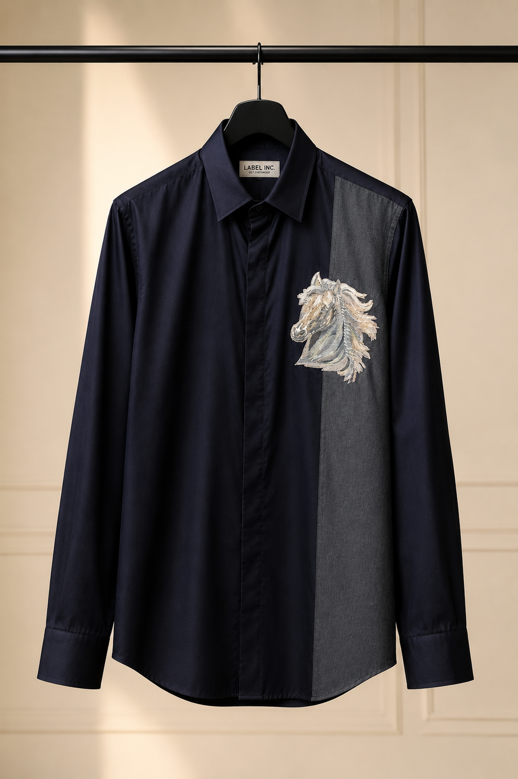 Horse Embroidered Premium Shirt