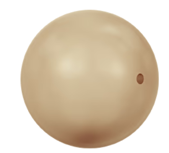 Austrian Pearl Vintage Gold (6MM)
