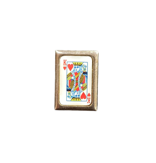 PLAYING CARD LAPEL PIN