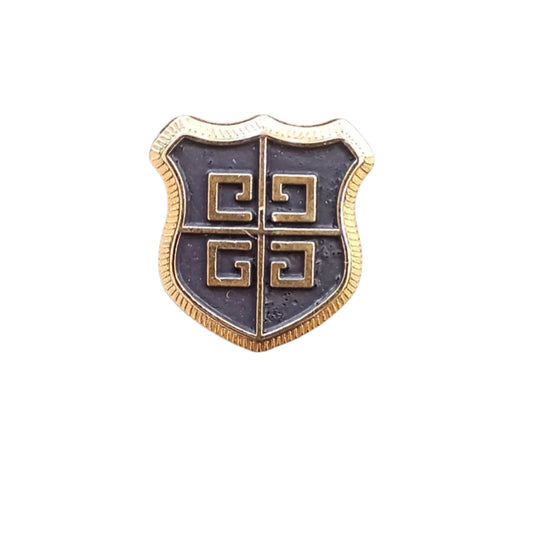 BLACK SHIELD LAPEL PIN