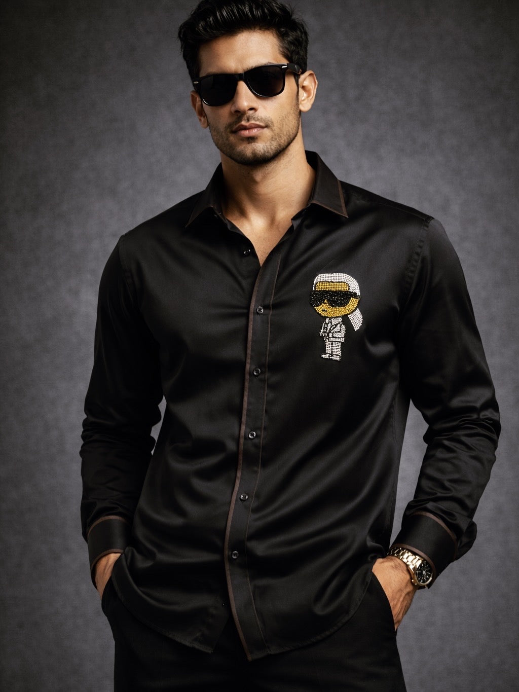 BLACK LAGER SHIRT
