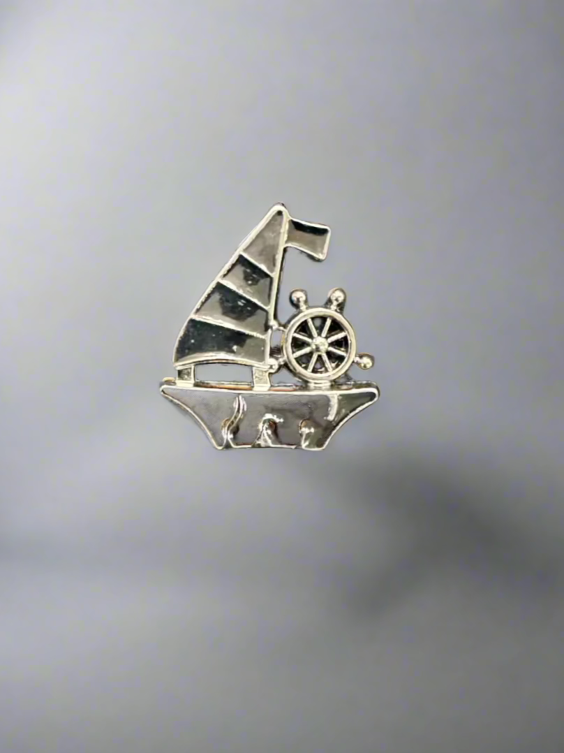 BOAT LAPEL PIN (PAIR OF 2)