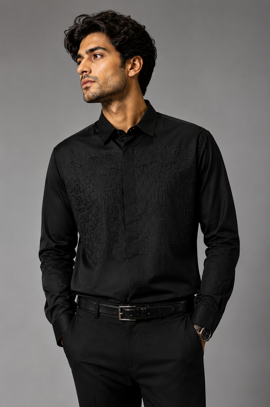 JIGSAW EMBELISSHED SHIRT