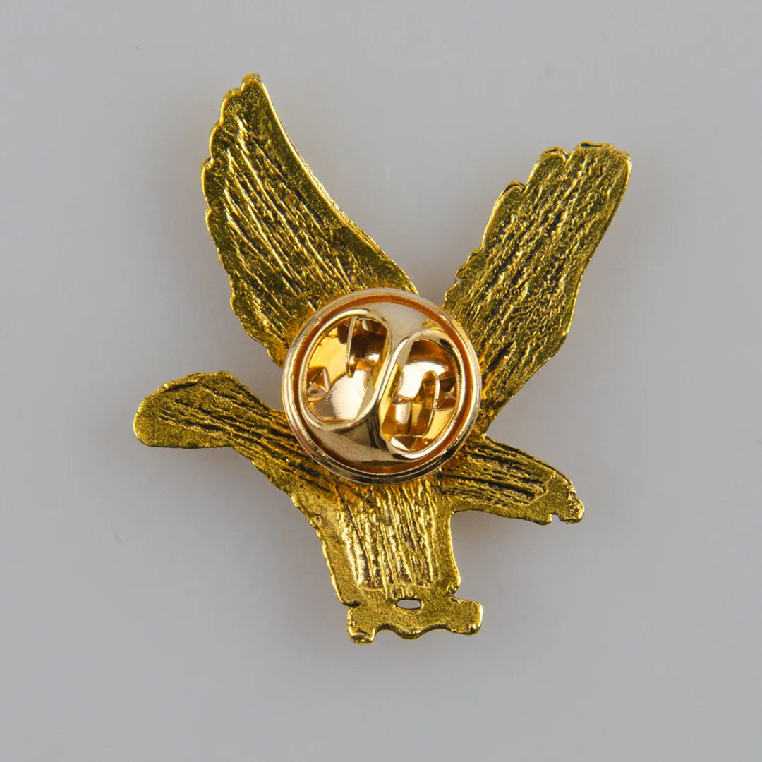 VINTAGE GOLD EAGLE LAPEL PIN PACK OF 2