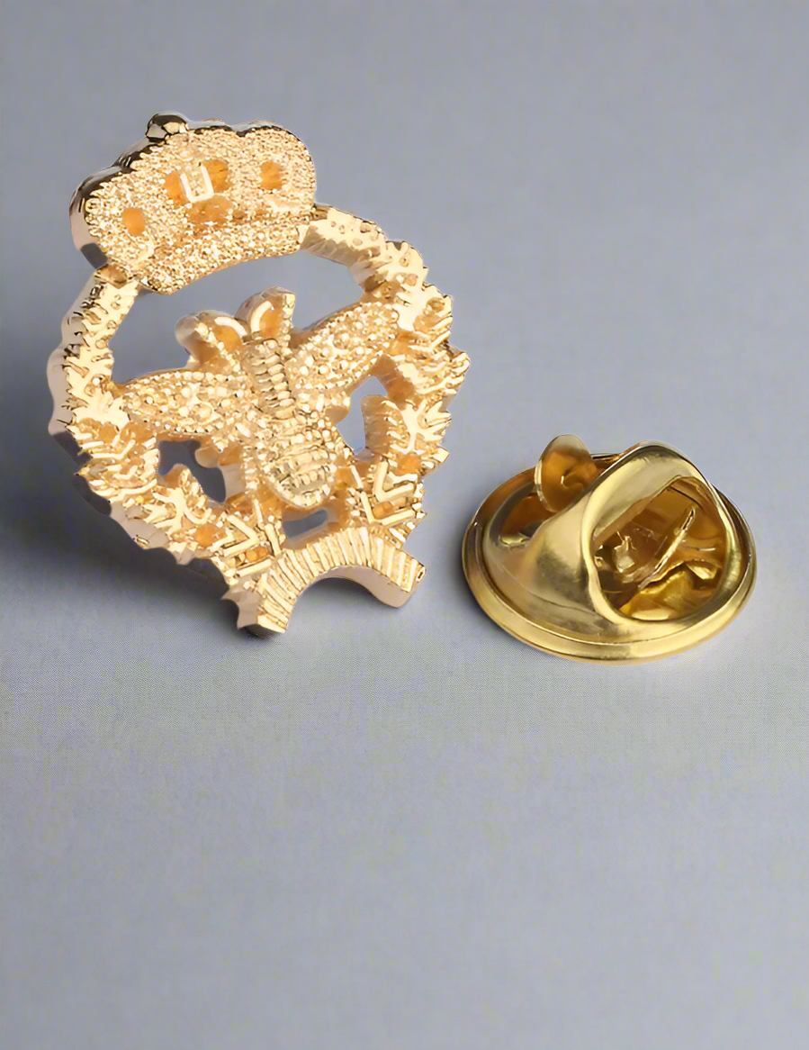 BEE-CROWN LAPEL PIN PACK OF 2