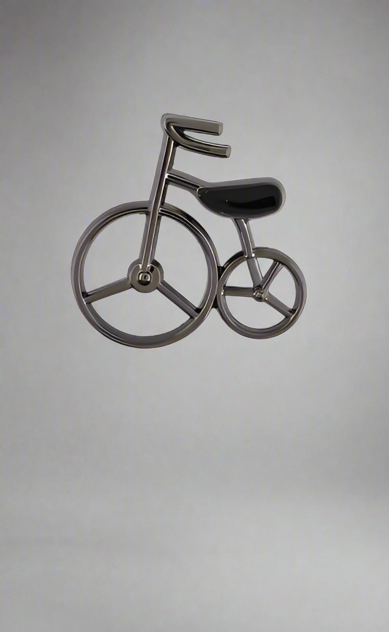 BLACK CYCLE LAPEL PIN PACK OF 2