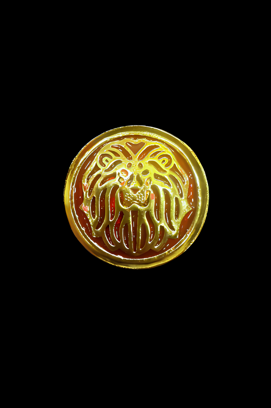 RED LION MEENAKARI ALLOY BUTTON (One Set Includes Seven Big Size Buttons & Six Small Size Buttons)