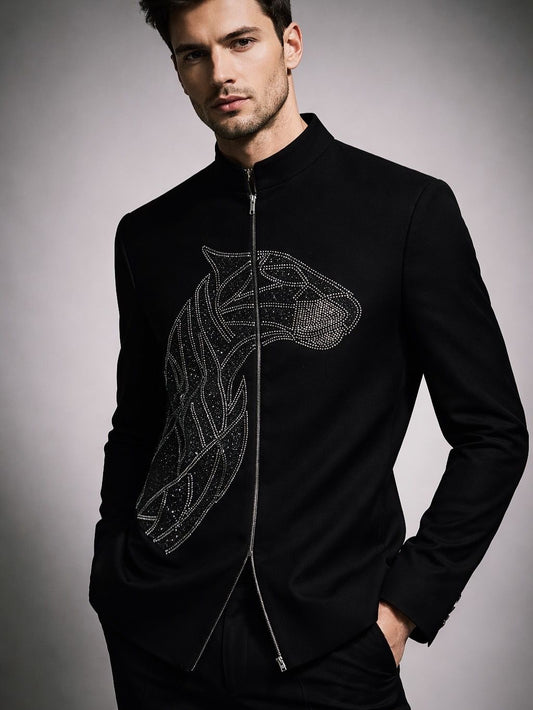 BLACK PANTHER BOMBER JACKET WITH PANTS