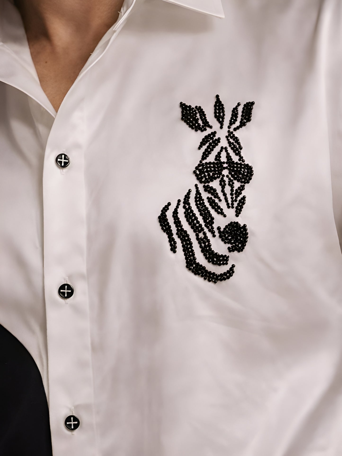 Zebra Motif Shirt