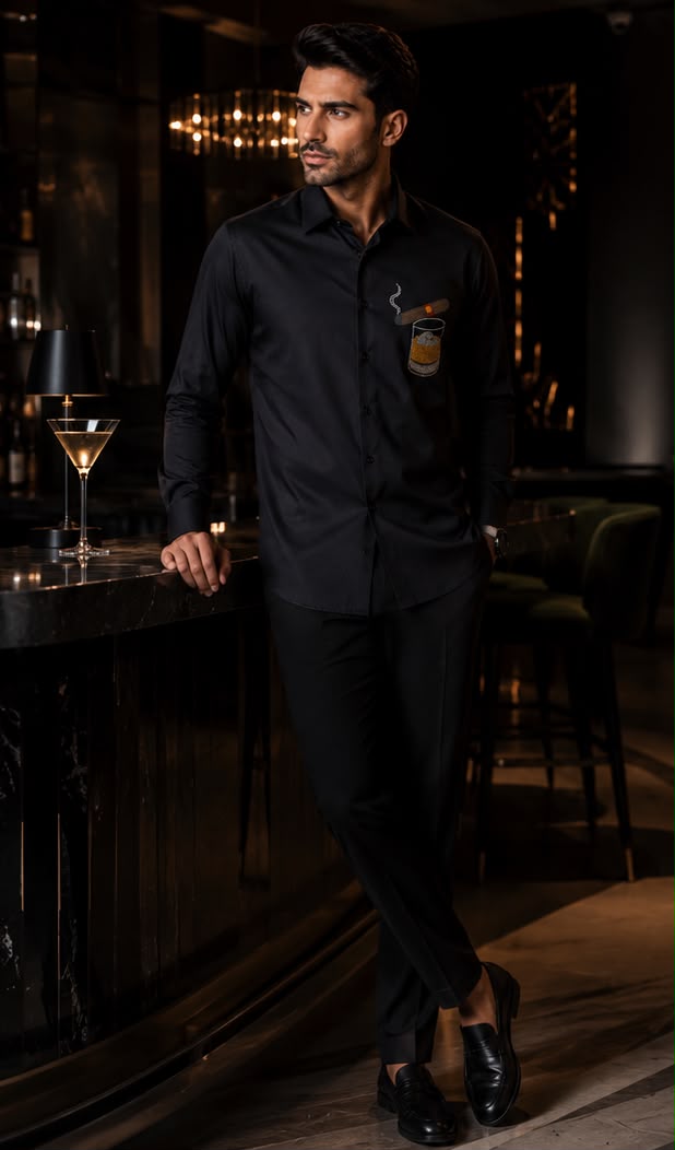 WHISKEY CIGAR PARTY SHIRT
