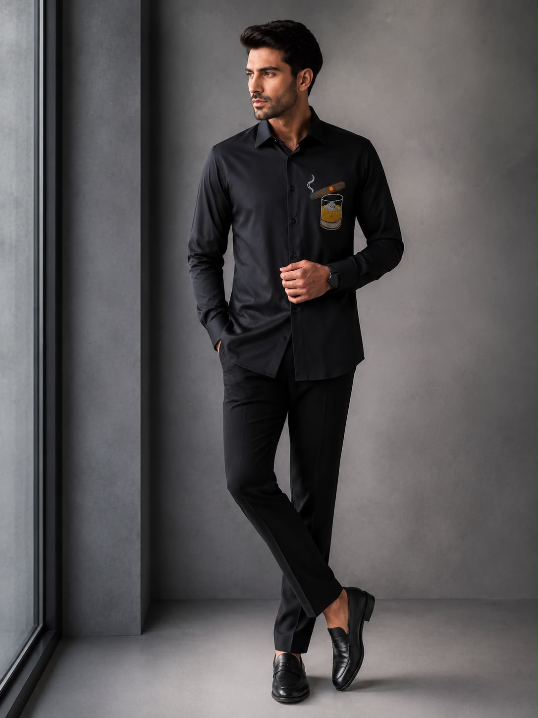 WHISKEY CIGAR PARTY SHIRT