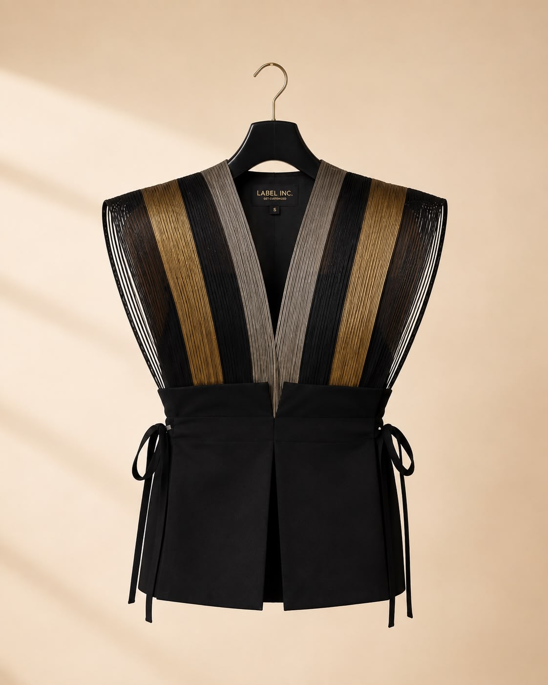 Sculpted Noir  — Two-Piece Set (BLACK)