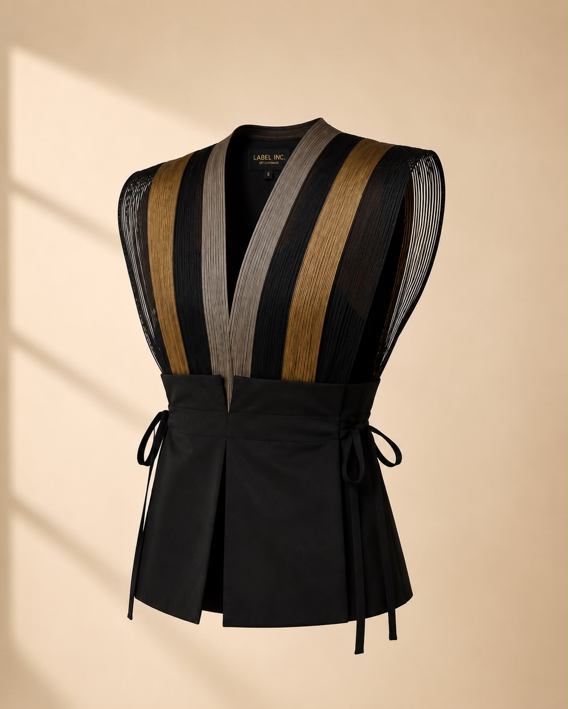 Sculpted Noir  — Two-Piece Set (BLACK)