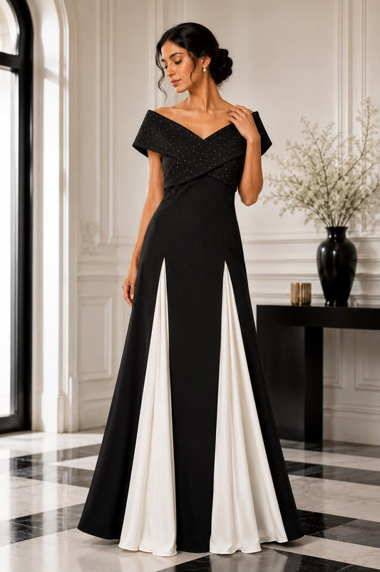 The Midnight Luxe Gown Black