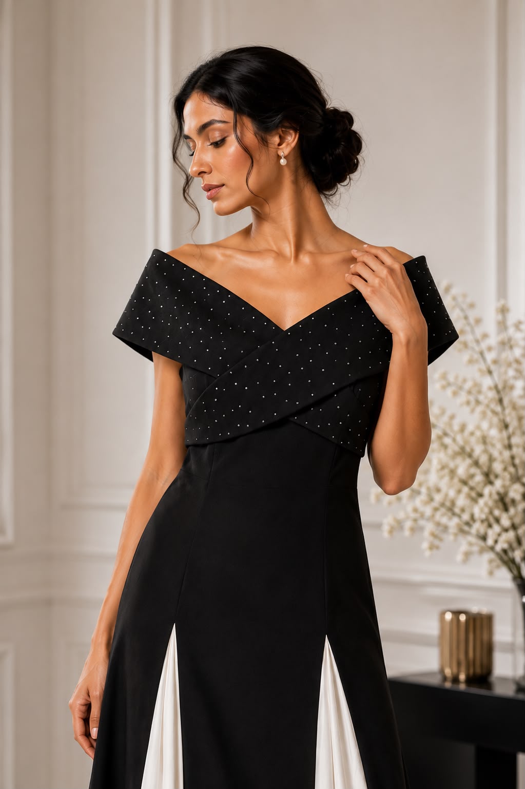The Midnight Luxe Gown Black