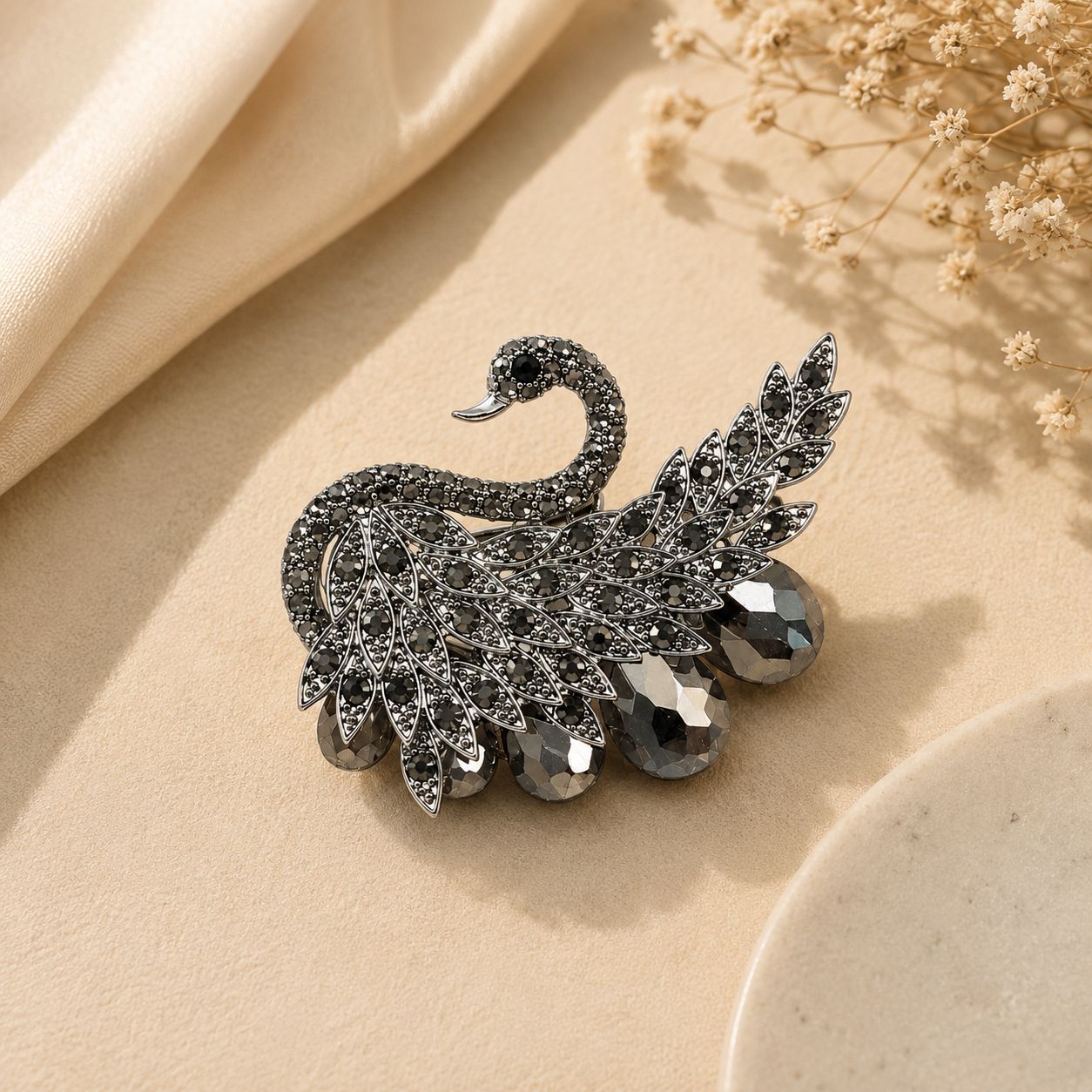 Swan Elegance Brooch