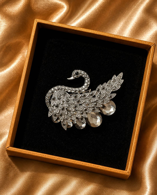 Swan Elegance Brooch