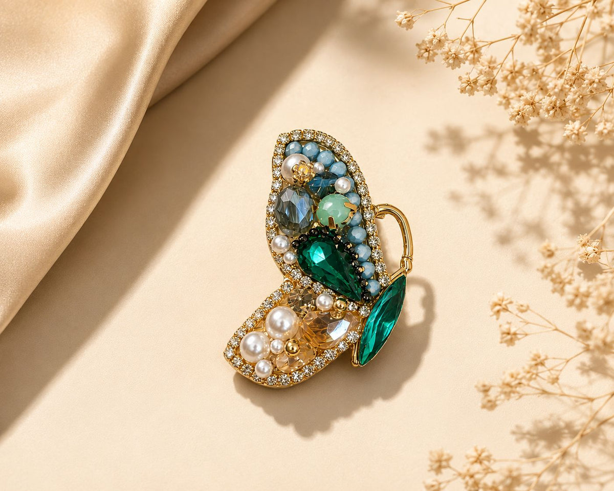 Precious Butterfly Brooch