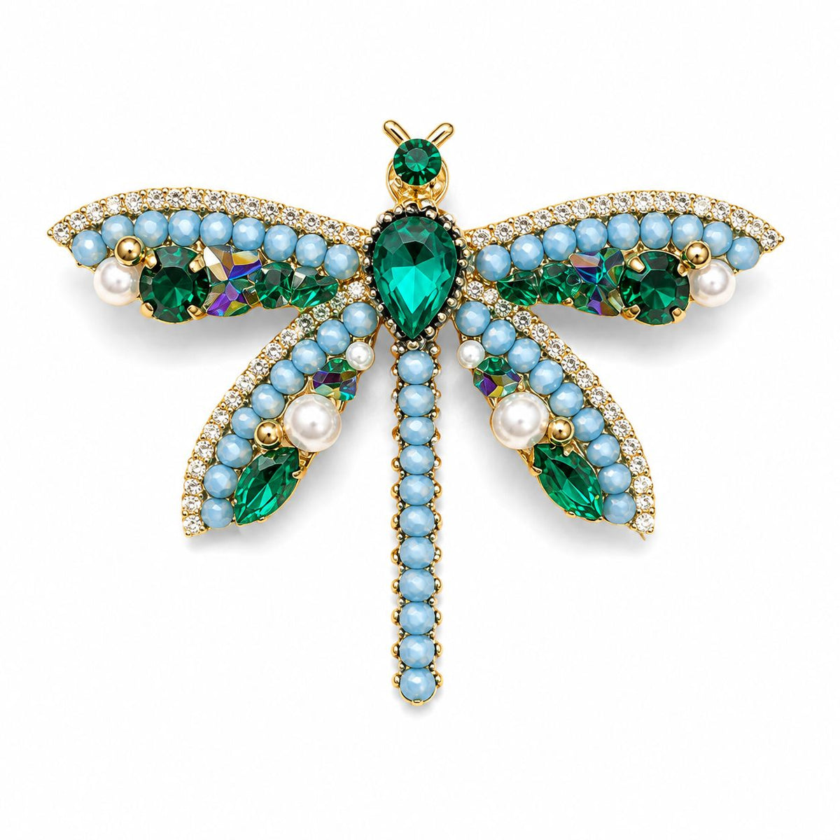 Dragonfly Elegance Brooch