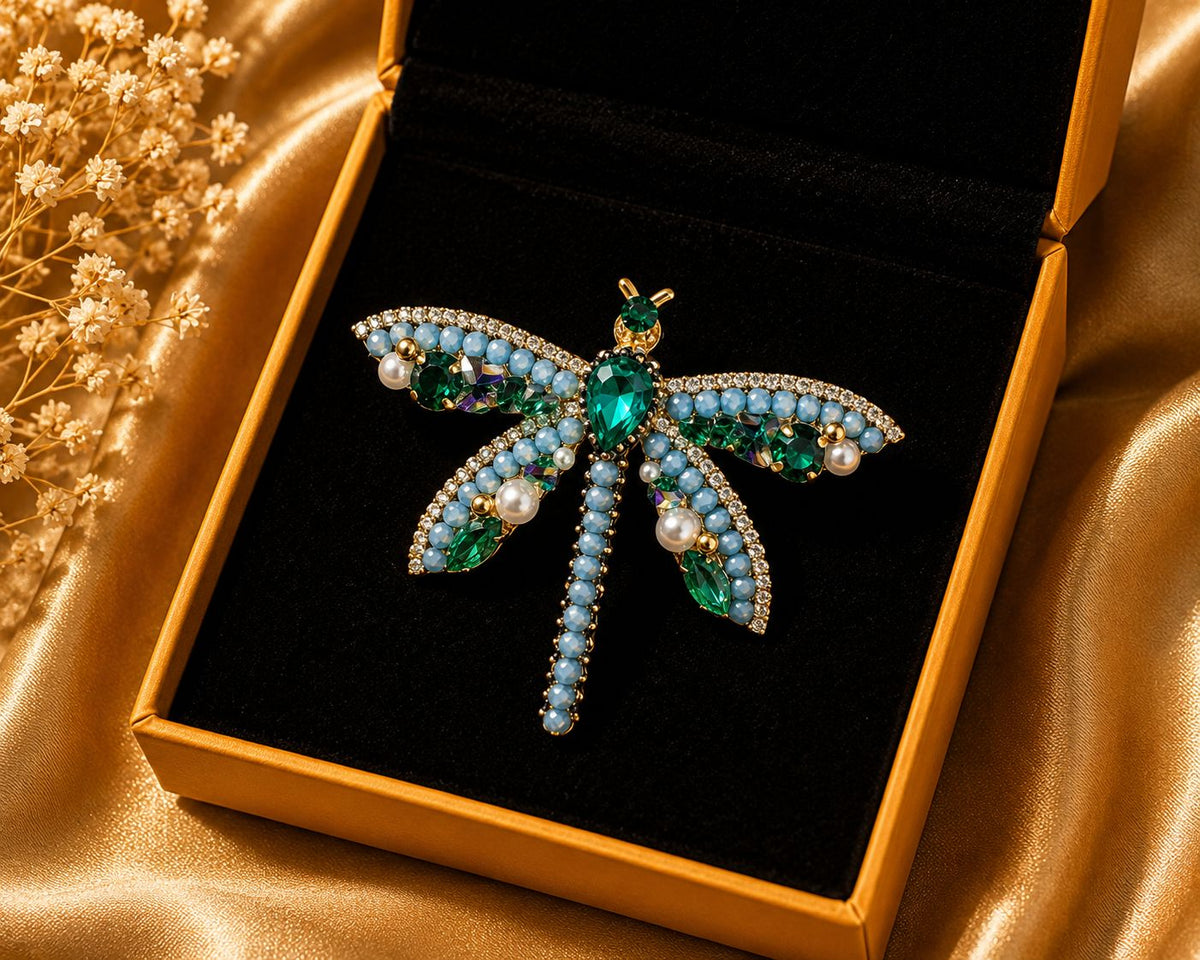 Dragonfly Elegance Brooch