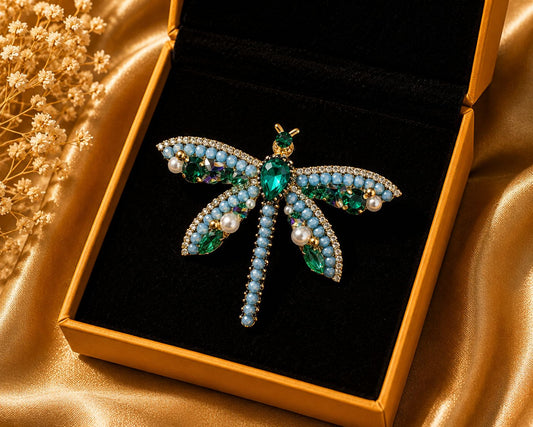 Dragonfly Elegance Brooch